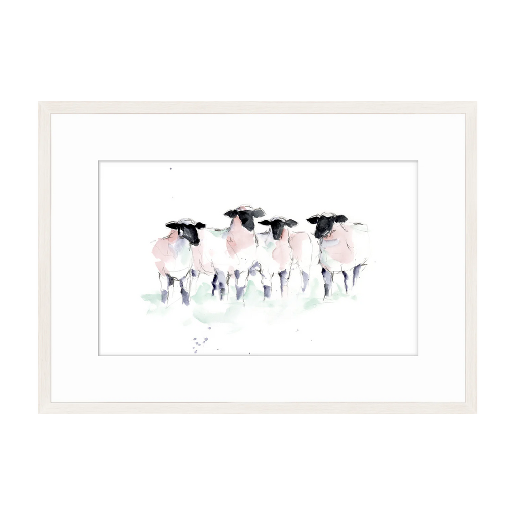Watercolour Sheep