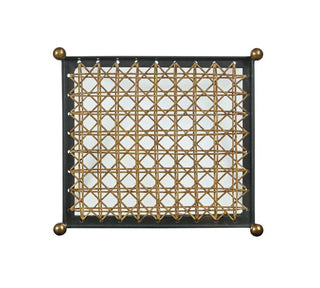 Gilded Grid Nesting Tables