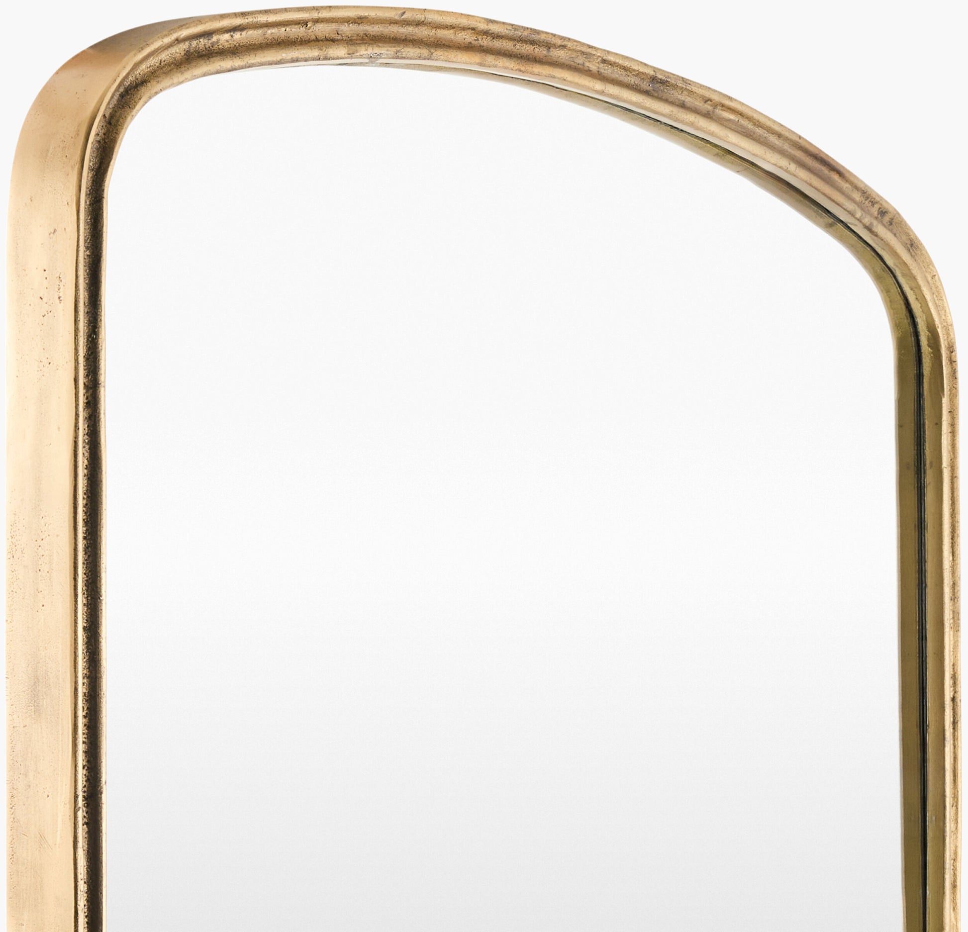 Arch Brass Mirror