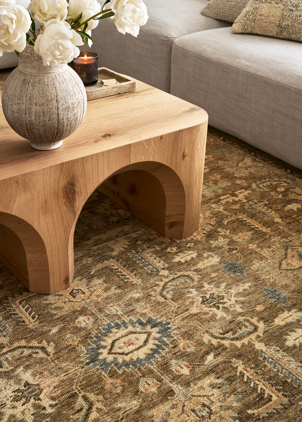 Bijar Taupe Rug