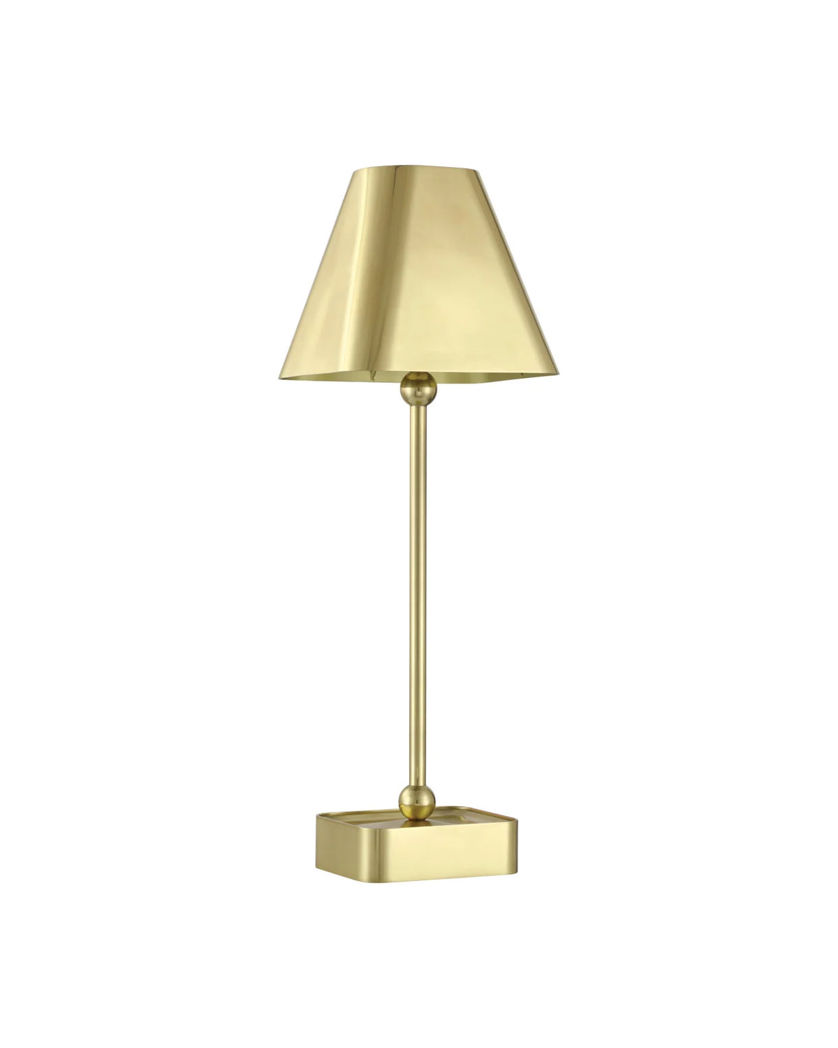 Gadabout Brass Cordless Table Lamp