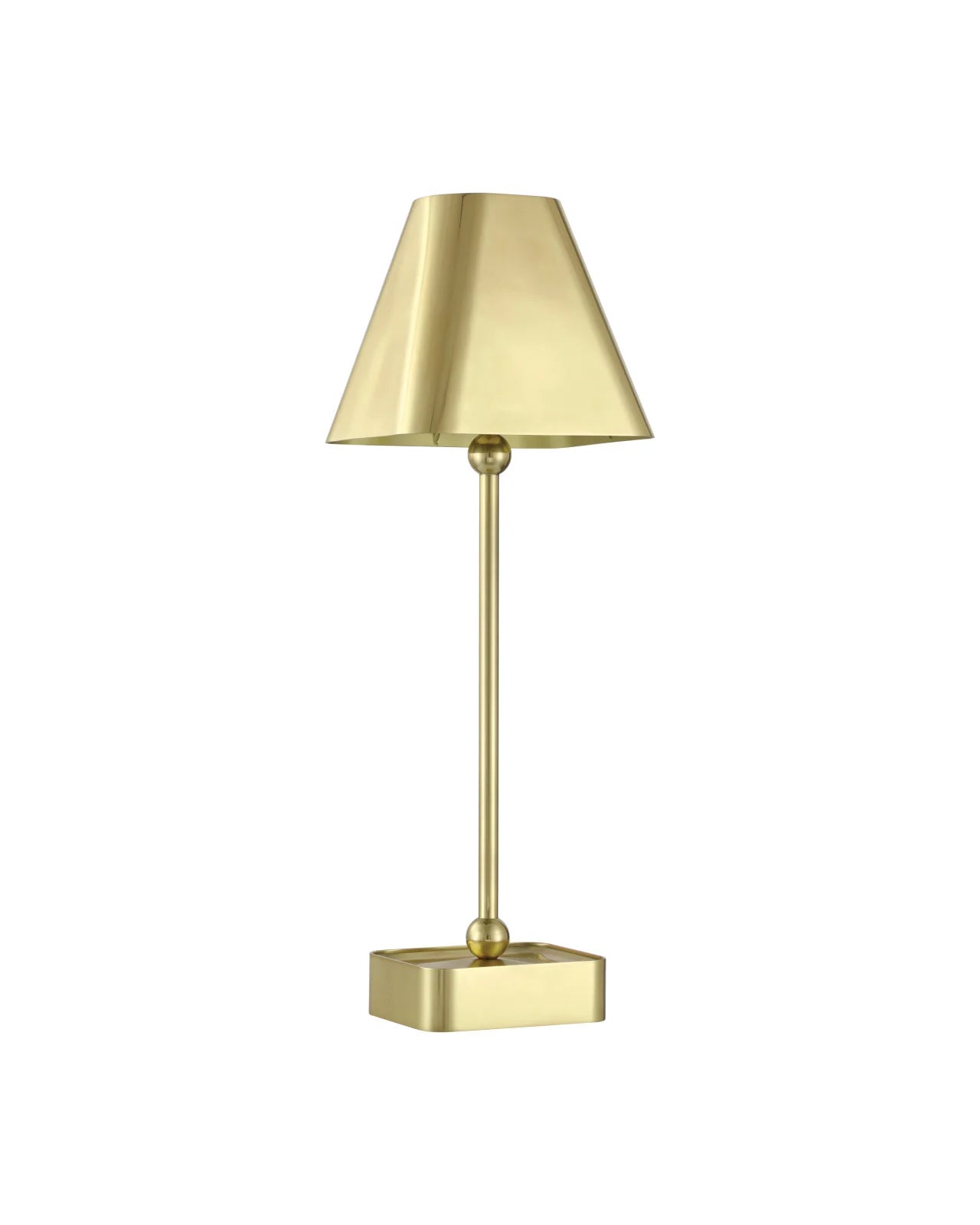 Gadabout Brass Cordless Table Lamp