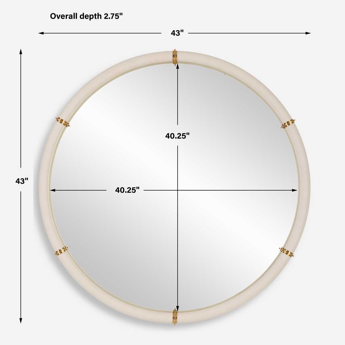 Topi Round Mirror