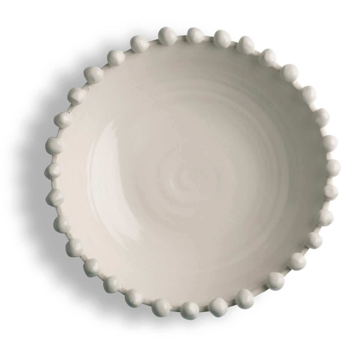 Riley Ceramic Bowl, White