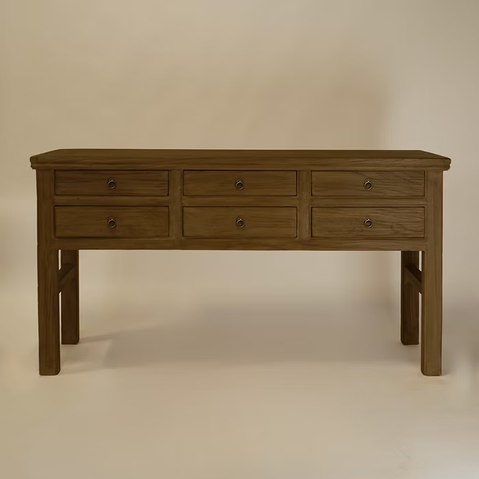 River Reclaimed Wood Console