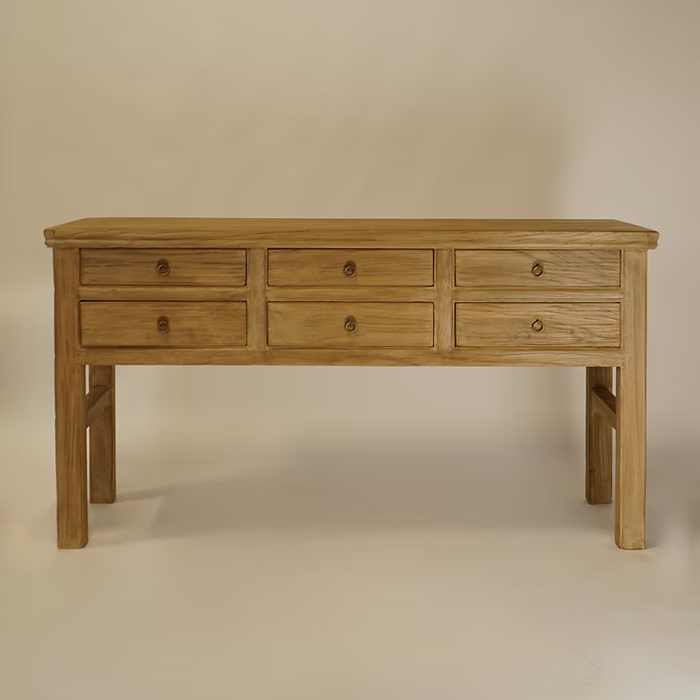 River Reclaimed Wood Console