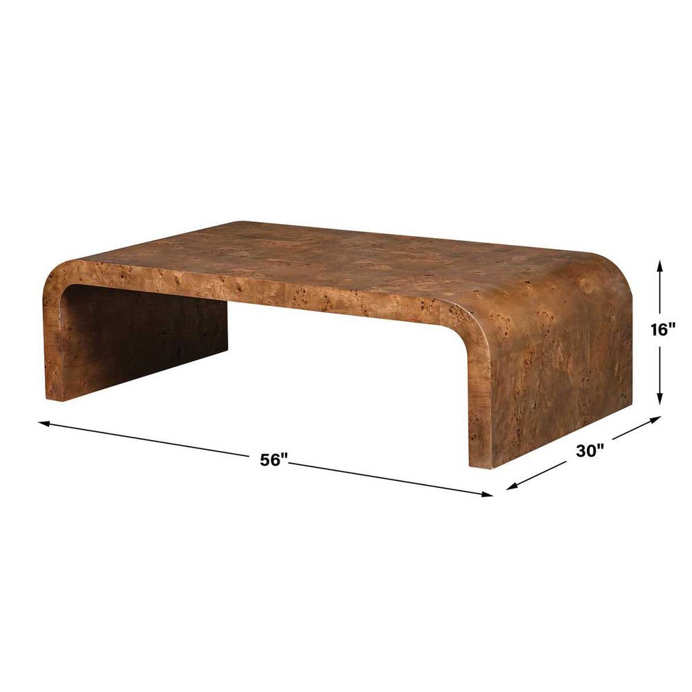 Kara Burl Coffee Table