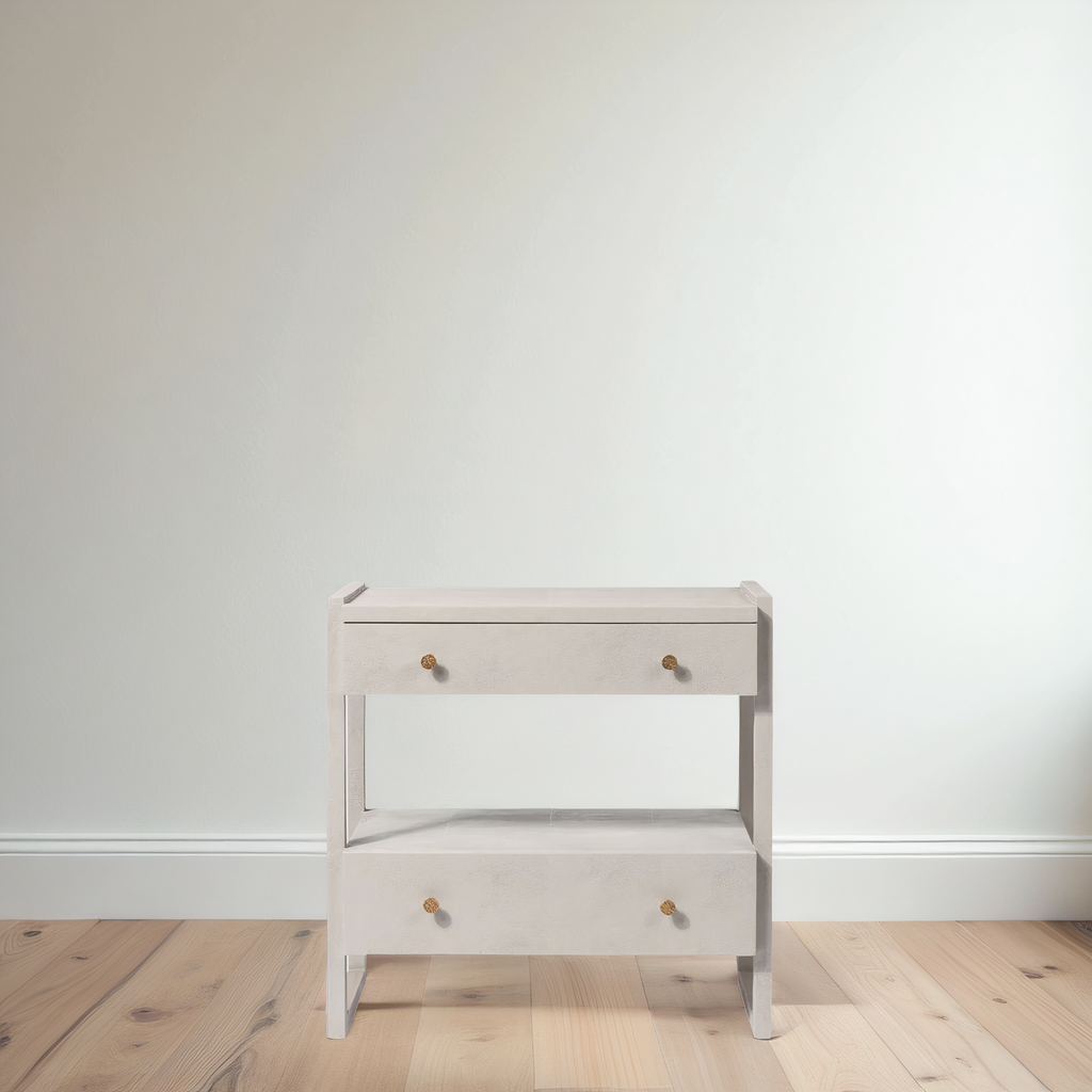 Carigan Nightstand, French Grey