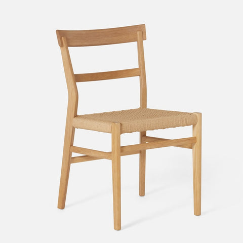 Mikkel Dining Chair, White Washed Oak