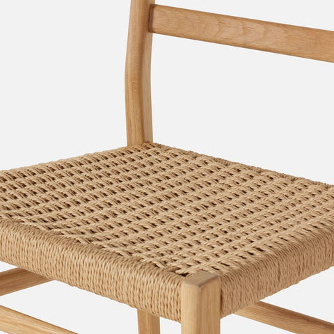 Mikkel Dining Chair, White Washed Oak