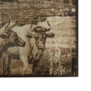 Tapestry Wall Plaques, Set of 3