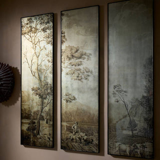 Tapestry Wall Plaques, Set of 3
