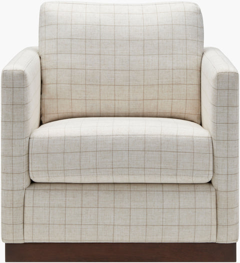 Plaid Swivel Chair