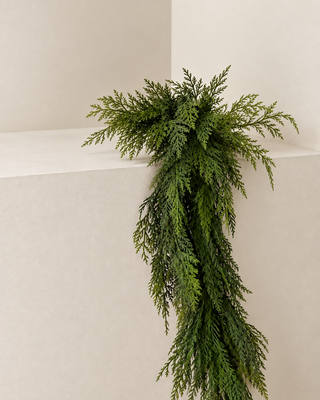Cascading Cedar Garland 6'