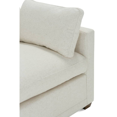 Sylvie Bench Upholstered Sofa 88", Bone White