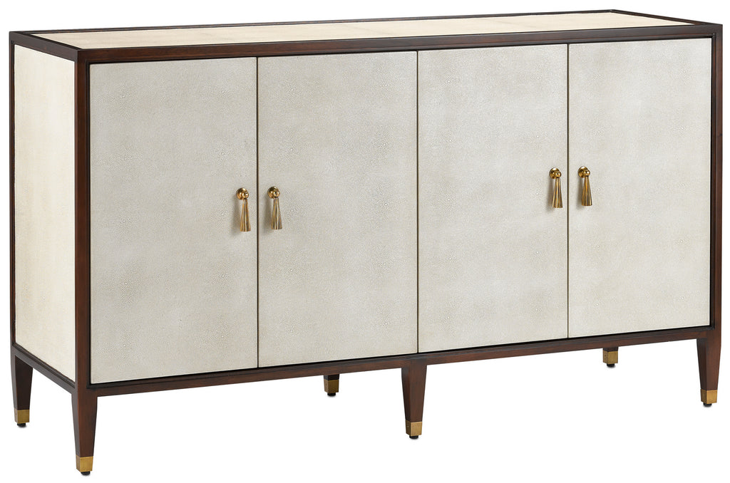 Evie Shagreen Walnut Credenza