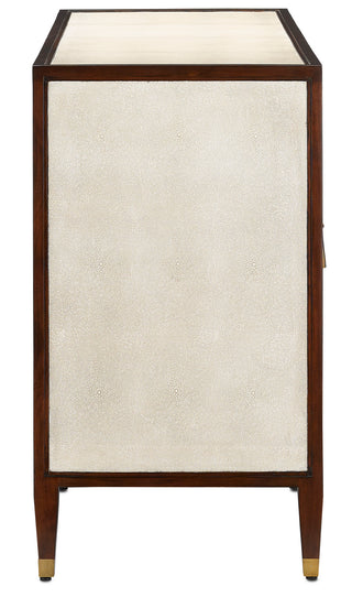 Evie Shagreen Walnut Credenza