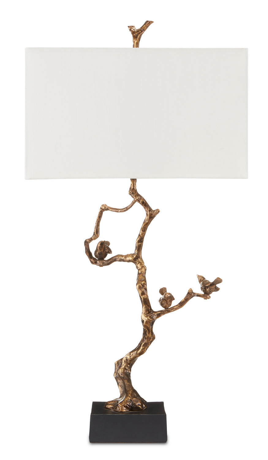 Shadows Brass Table Lamp