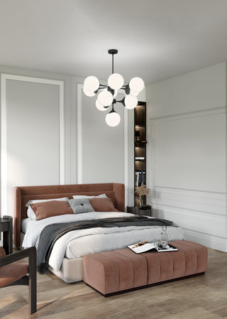 Nouveau Ten Light Chandelier