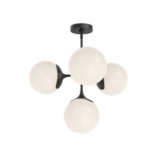 Nouveau Four Light Chandelier