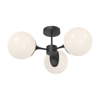 Nouveau Three Light Semi-Flush Mount