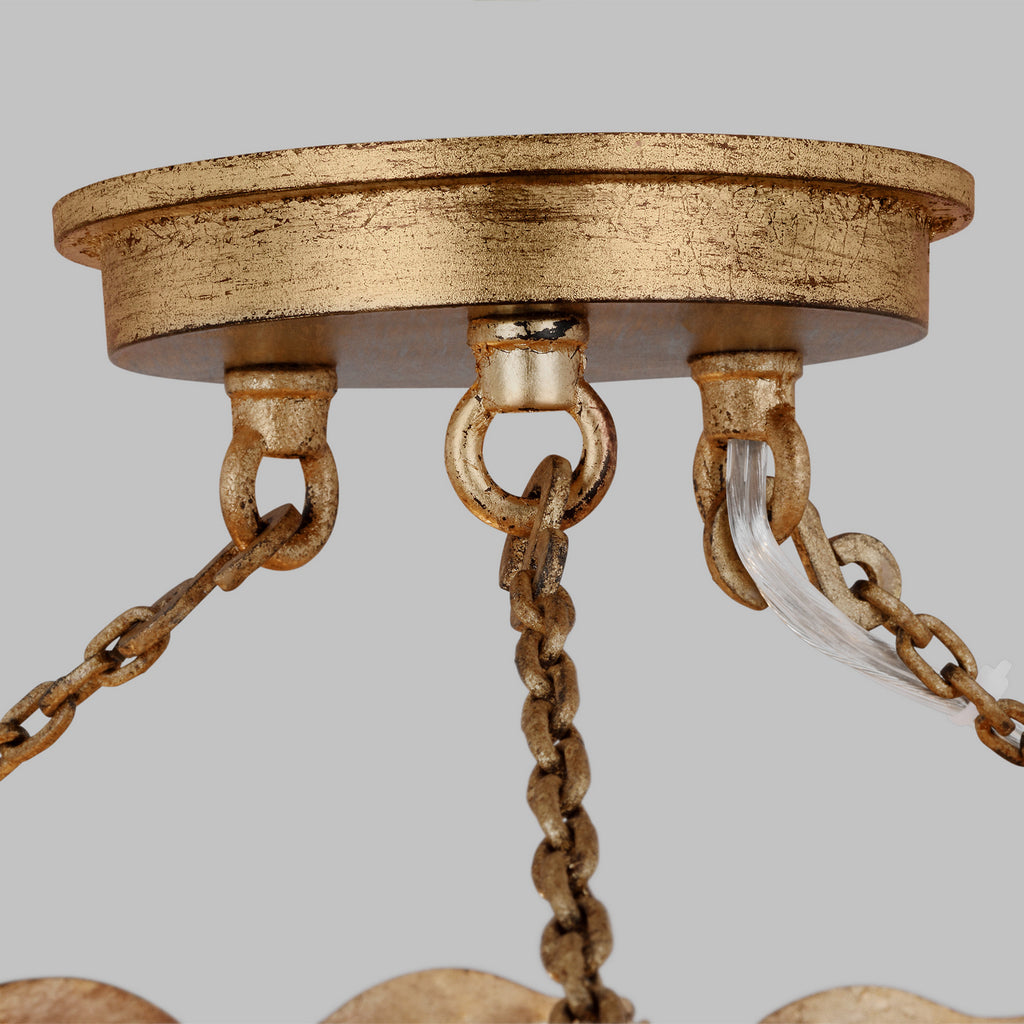 Kelan Three Light Semi Flush Mount