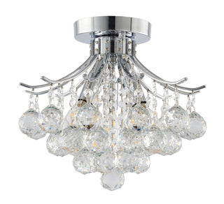 Acushnet Three Light Semi Flush Mount