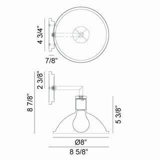 Farmley One Light Wall Sconce