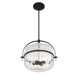 Denmar Four Light Convertible Semi-Flush/Pendant