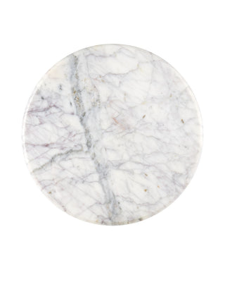 Passementerie White Marble Drinks Table
