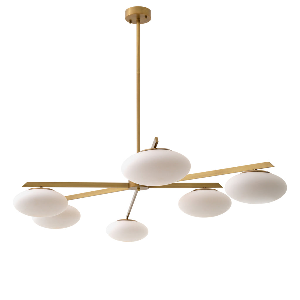 Evergreen Six Light Chandelier
