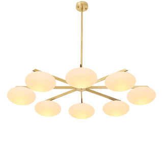 Evergreen Double Eight Light Chandelier