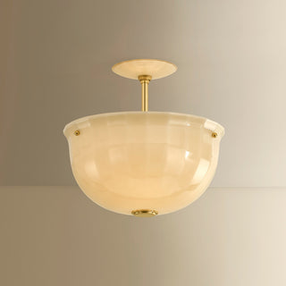 Nevins One Light Semi Flush Mount