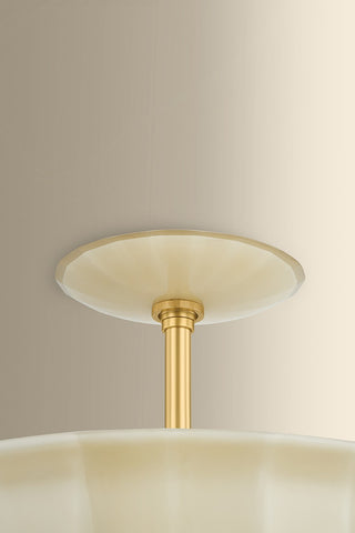 Nevins One Light Semi Flush Mount