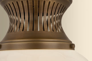 Bruceville One Light Flush Mount