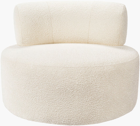 Mara Boucle Swivel Chair