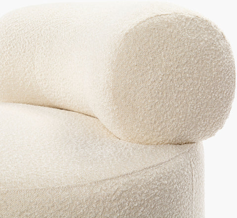 Mara Boucle Swivel Chair