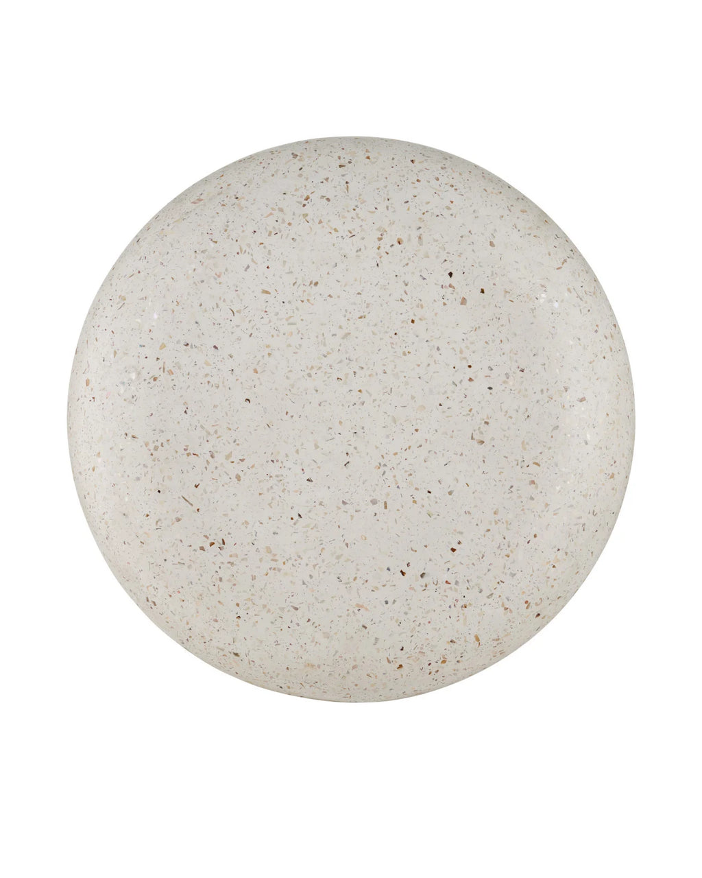 Cusani Ivory Terrazzo Stool