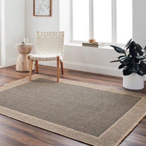 Mirage, Tan/Black Rug