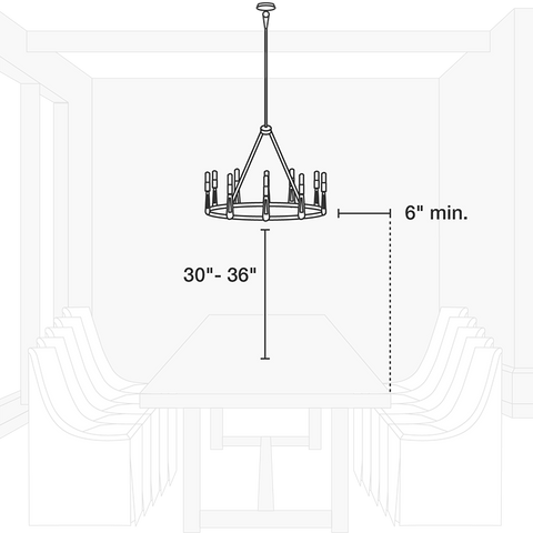 Launceton Small Ring Chandelier