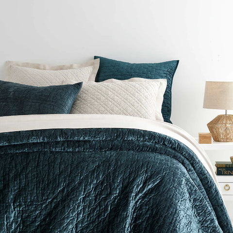 Loui Juniper Velvet Quilted Sham