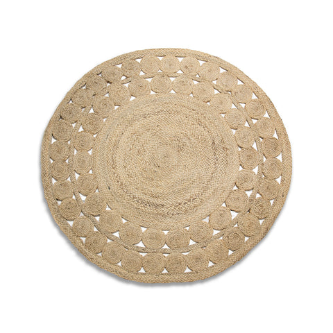 Daisy Round Jute Rug