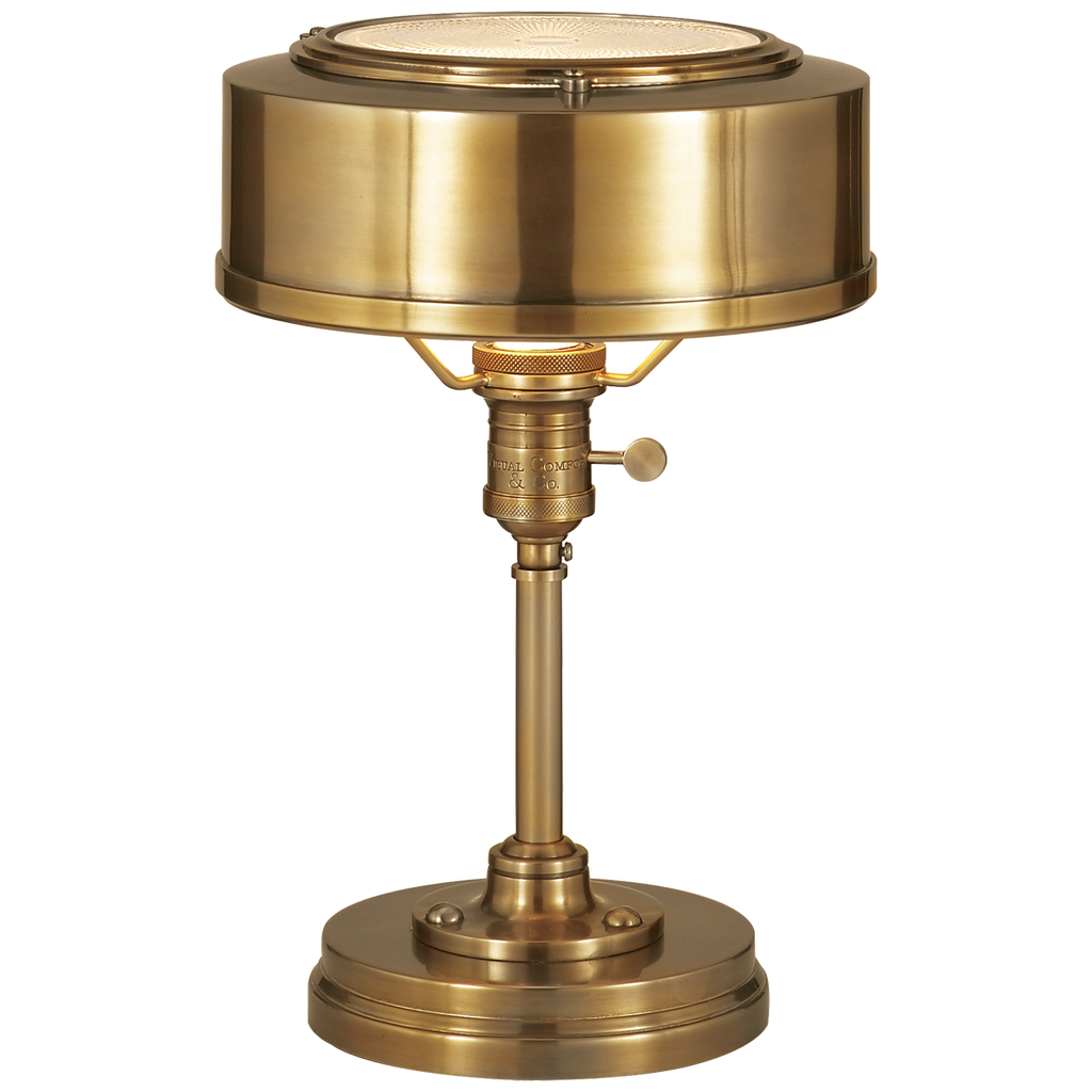 Henley Task Lamp, Aged Brass