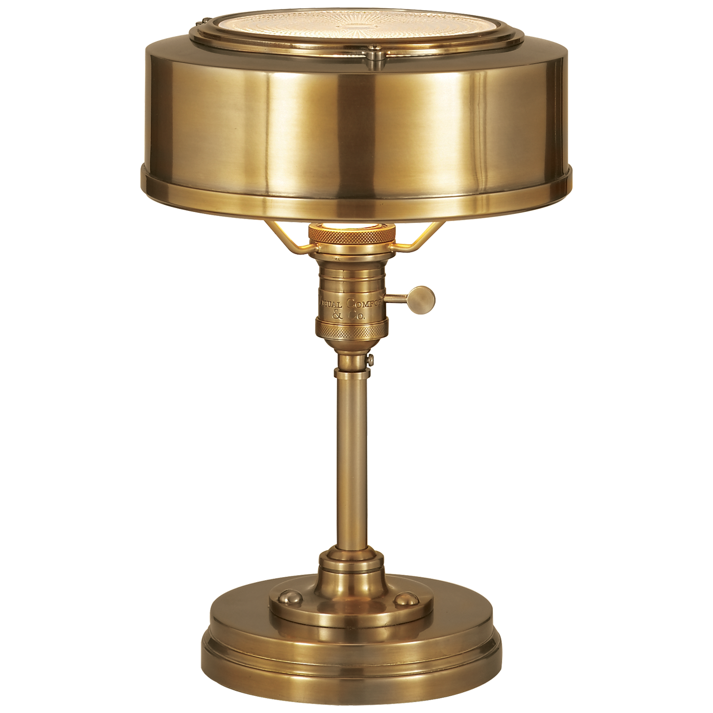 Henley Task Lamp, Aged Brass
