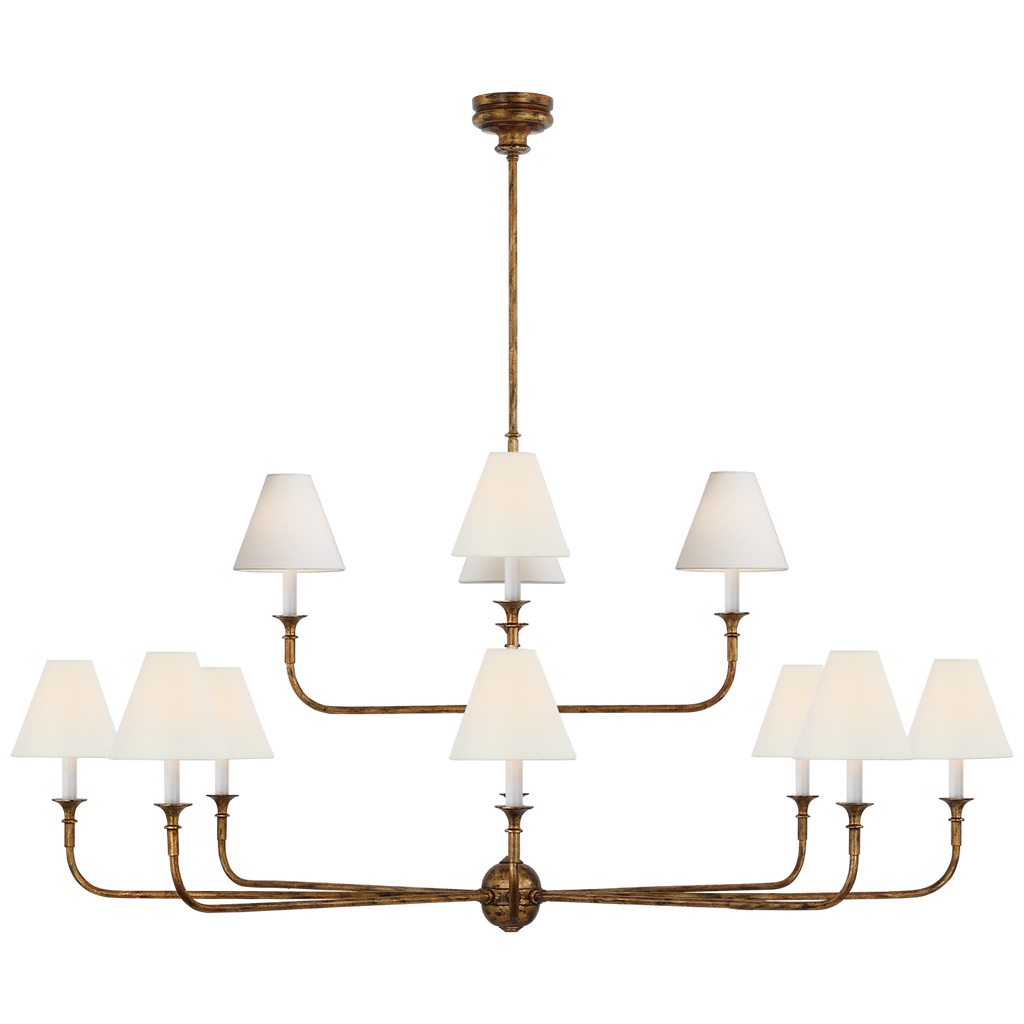 Piaf Grande Two-Tier Chandelier