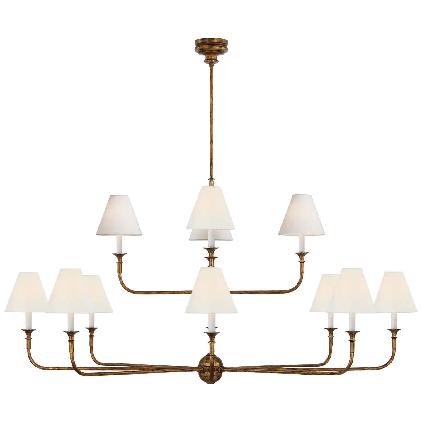 Piaf Grande Two-Tier Chandelier