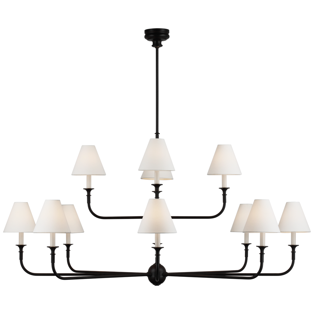Piaf Grande Two-Tier Chandelier