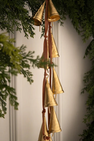 Velvet Ribbon Cone Bells