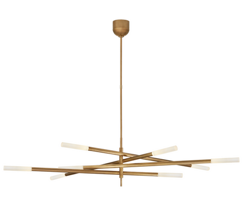 Rousseau Grande Eight Light Articulating Chandelier