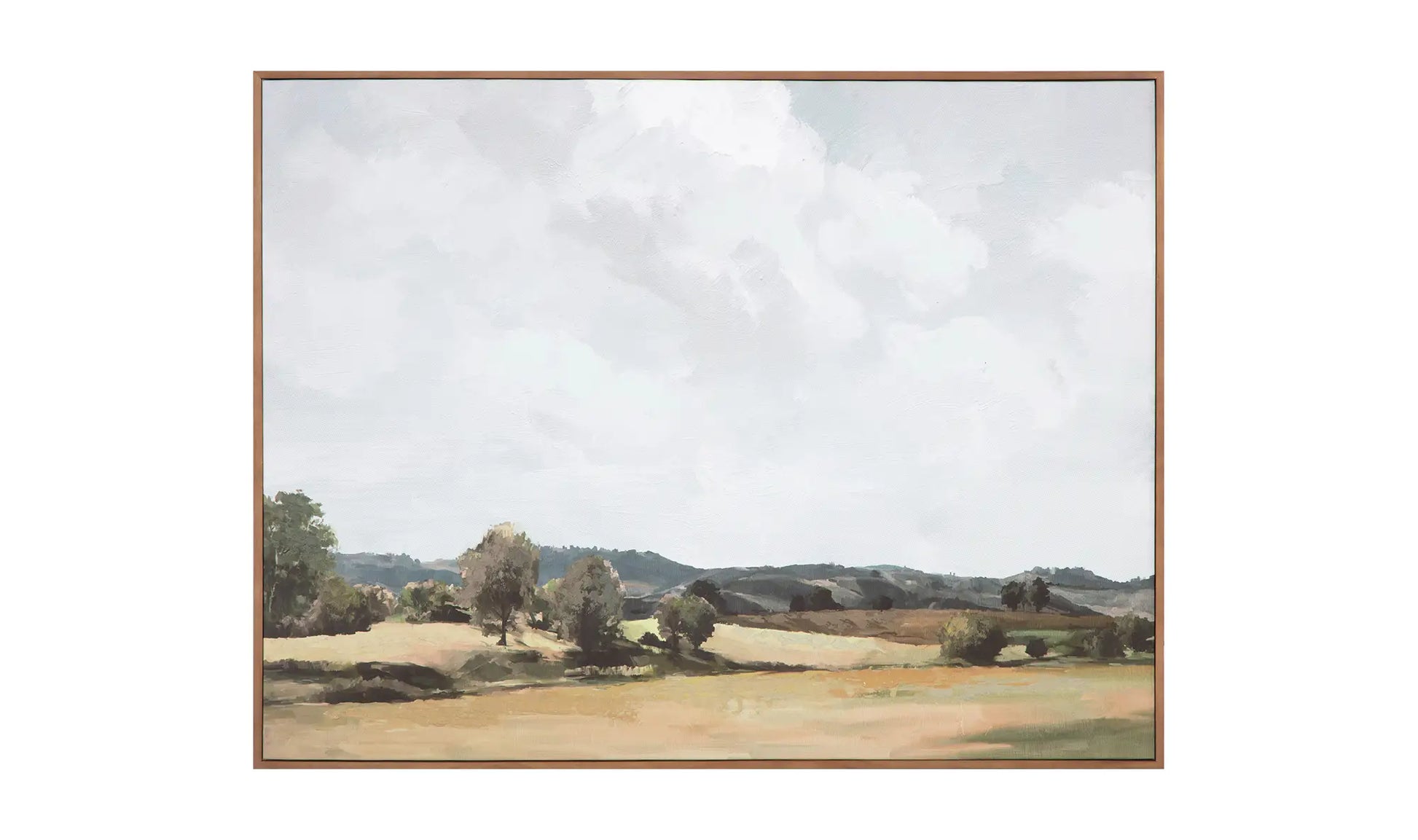 Open Skies Countryside Framed Art Print